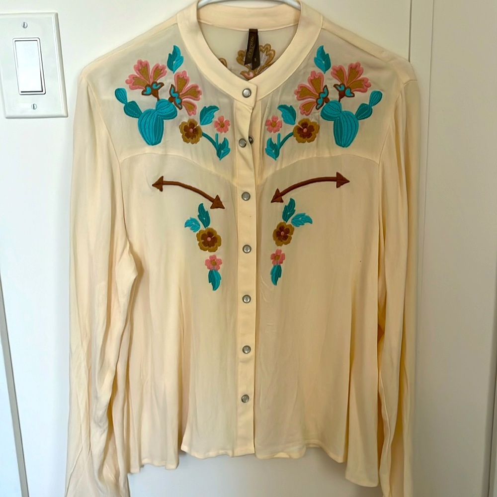 Stetson Women’s Western Cowgirl Blouse S